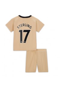 Fotbalové Dres Chelsea Raheem Sterling #17 Dětské Třetí Oblečení 2022-23 Krátký Rukáv (+ trenýrky)